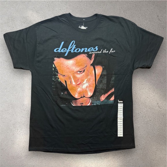 Deftones Other - Deftones Around the Fur Album Cover Graphic T-Shirt Black XL New Spencers